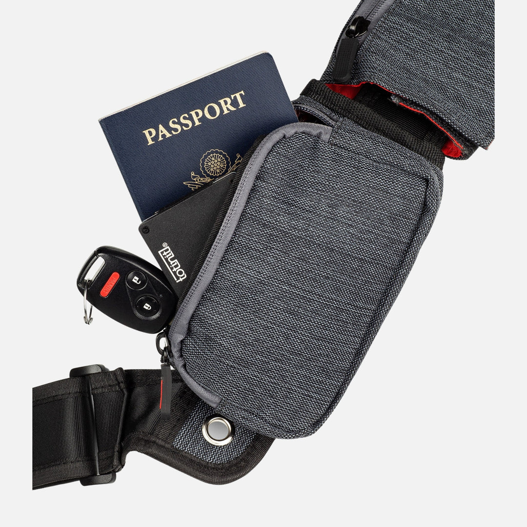 Unisex Cross Body Sling Bag - totinit Passport Edition - totinit.ca